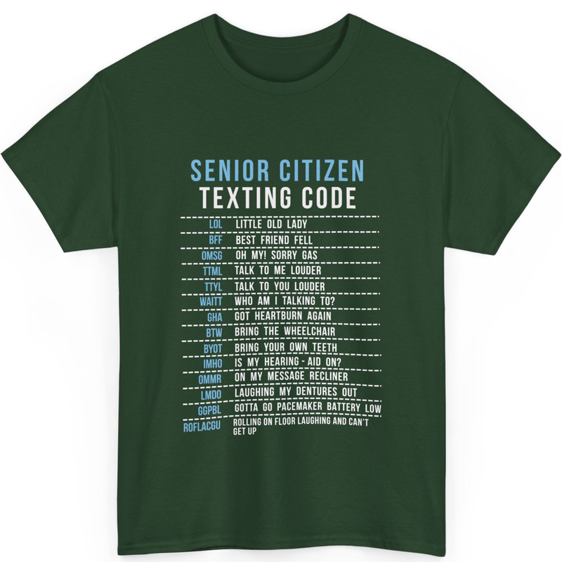 Senior Citizen Texting Code Cool Funny Old People Fun Unisex Crewneck Sweatshirt gallery