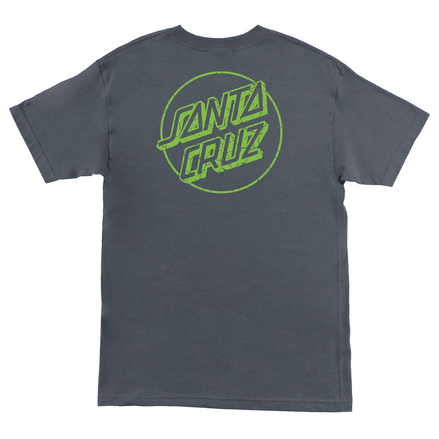 Santa Cruz Skateboards Shirt Opus Dot Charcoal Toxic Crackle gallery