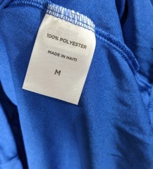 2 Long Sleeve Royal Blue Hooded Workout Shirts Medium M/L Loose Solid