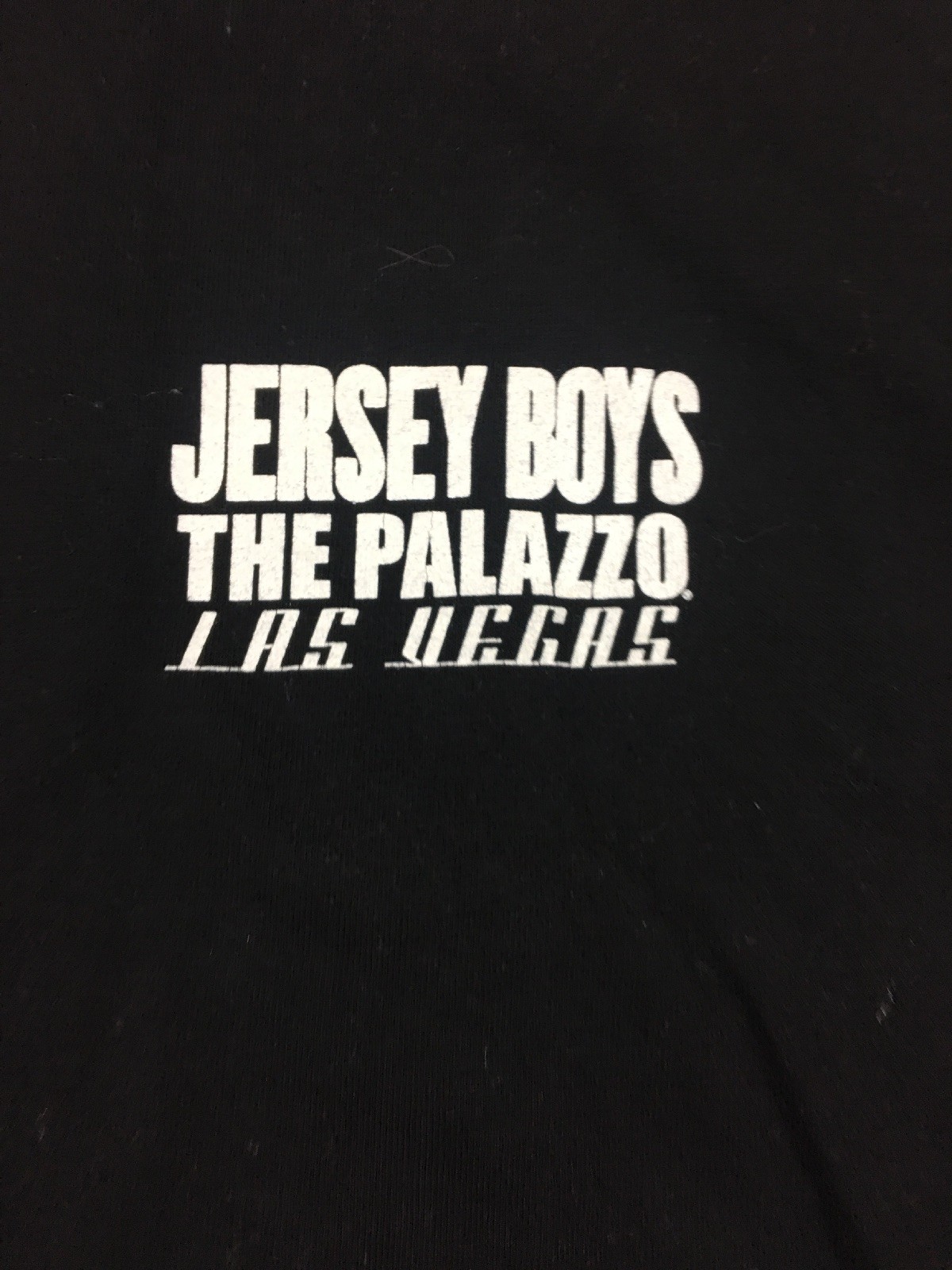 Jersey Boys The Palazzo Las Vegas Crew T Shirt Size XXLarge Black gallery
