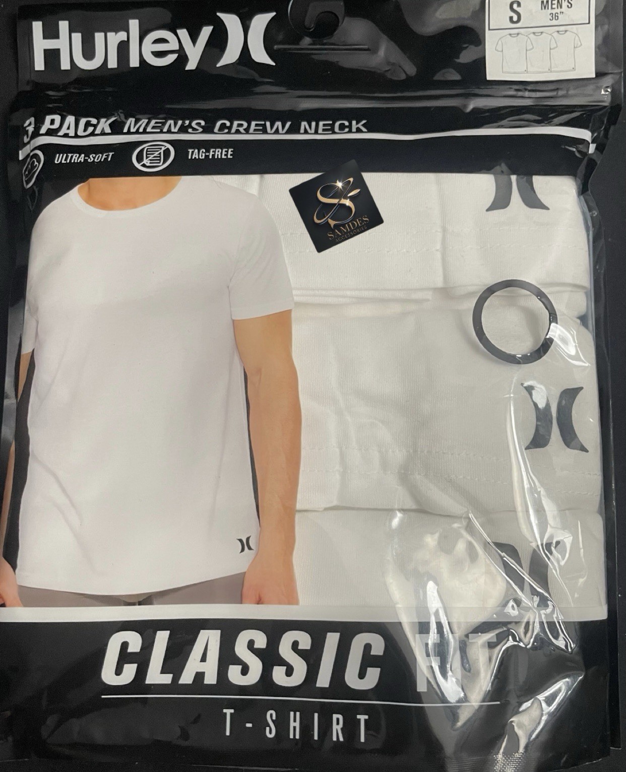 PUMA 3pack ClassicFit Premium CrewNeck Shirt(M,L,XL)Up to25%off,white,gray,black gallery