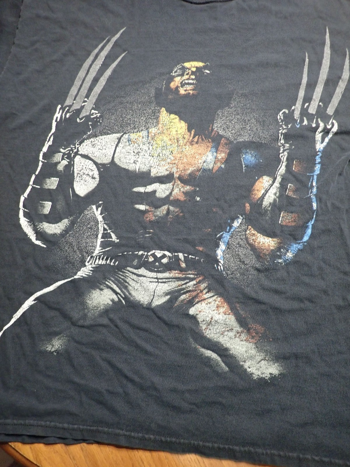 Vintage Y2K Marvel Mad-Engine Wolverine Shirt Sz L/XL See Measurements gallery