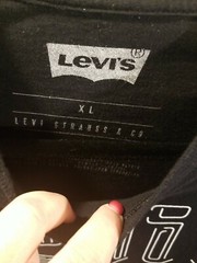 Levis Mens XL Eagle Graphic Tshirt Logo Street Wear Pop Culture