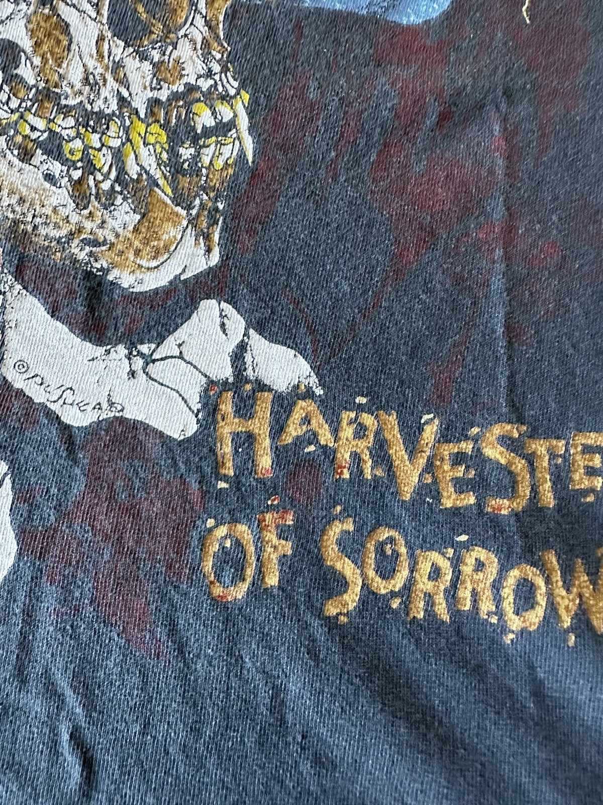 Metallica Official Merchandise Harvester of Sorrow Tour 1988 T-Shirt Men’s L/XL gallery