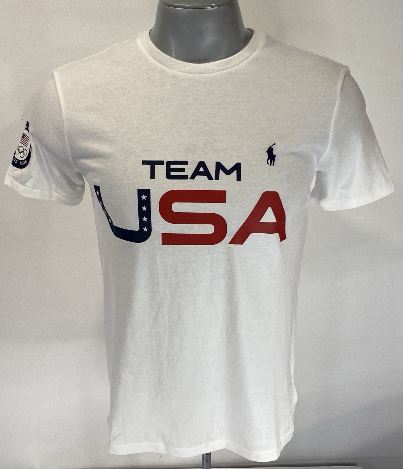 Polo Ralph Lauren NWT S Small T-Shirt Team USA Olympics White New gallery