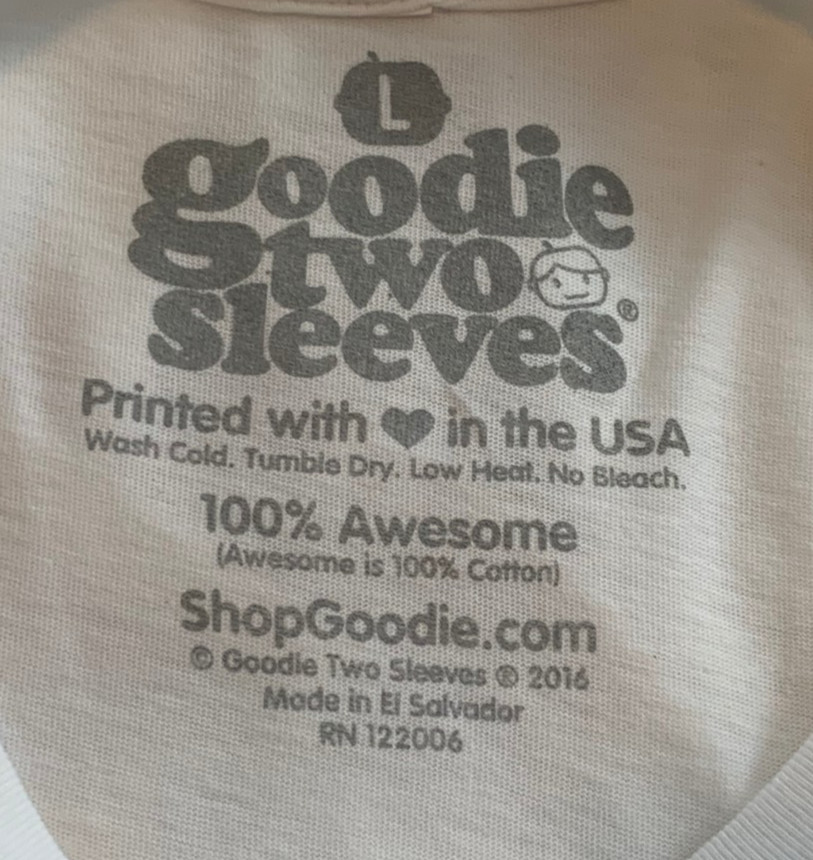Goodie Two Sleeves Men's Funny Political Independent Short-Sleeve T-Shirt, White gallery