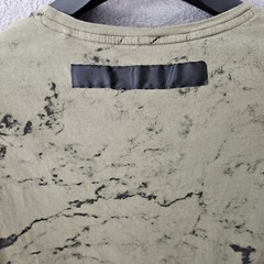 Black N’ Blanc by Projek Raw Olive Green, Side Zips T Shirt, Mens XL