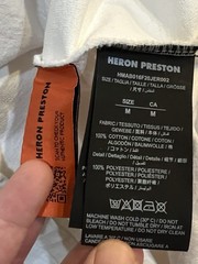 Heron Preston Iconic “Heron Times Tee” Long-Sleeve Graphic Tee Sz M