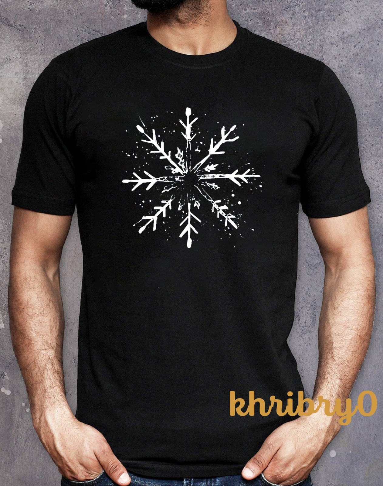 Winter Snowflake Christmas T-shirt gallery