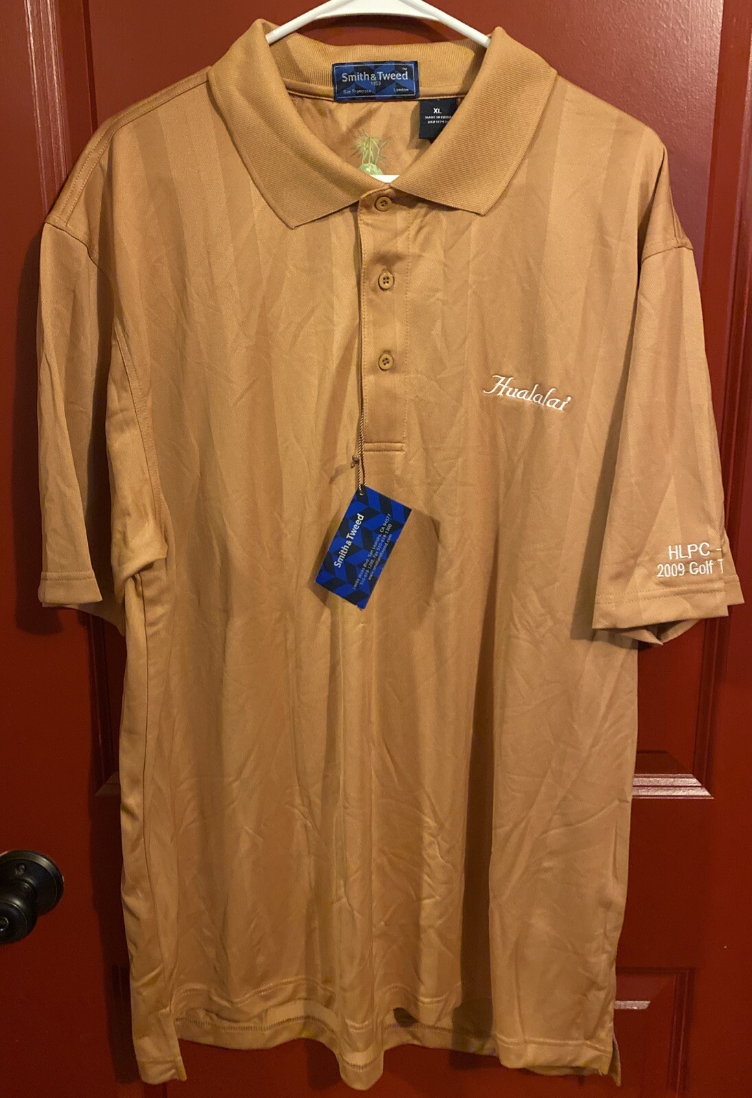 SMITH & TWEED HUALALAI FOUR SEASONS 2009 TOURNAMENT GOLF XL POLO SHIRT HAWAII gallery