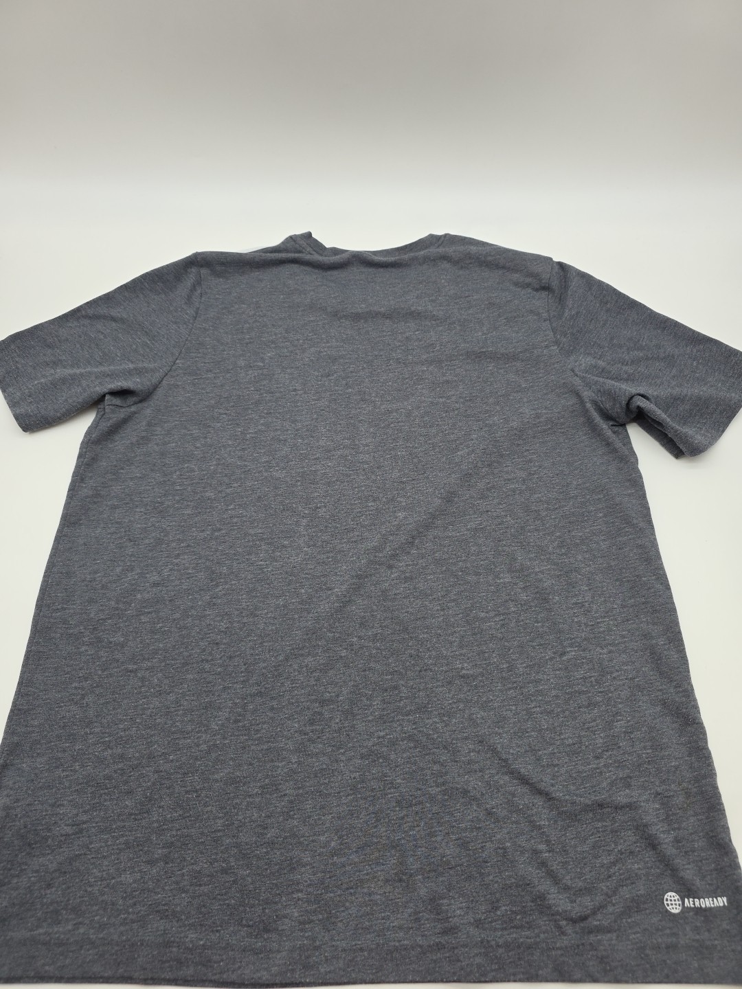 Adidas T-shirt Men Large Gray Graphic Print Logo Tee. #46055 gallery