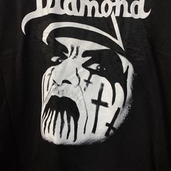 King Diamond Puppet Master Face Graphic T-Shirt Medium