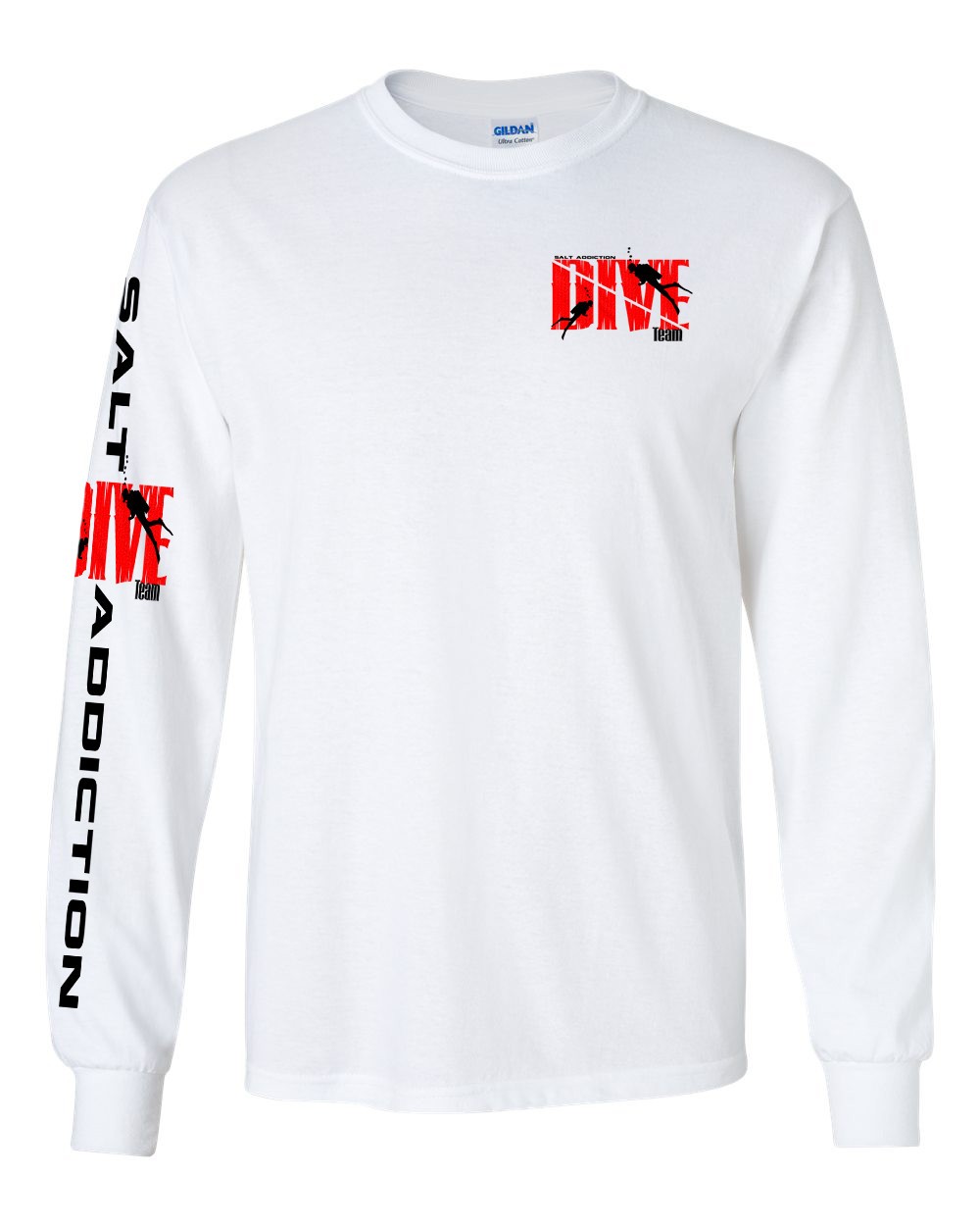 Salt Addiction diving T Shirt dive flag Cotton long sleeve men's apparel gallery