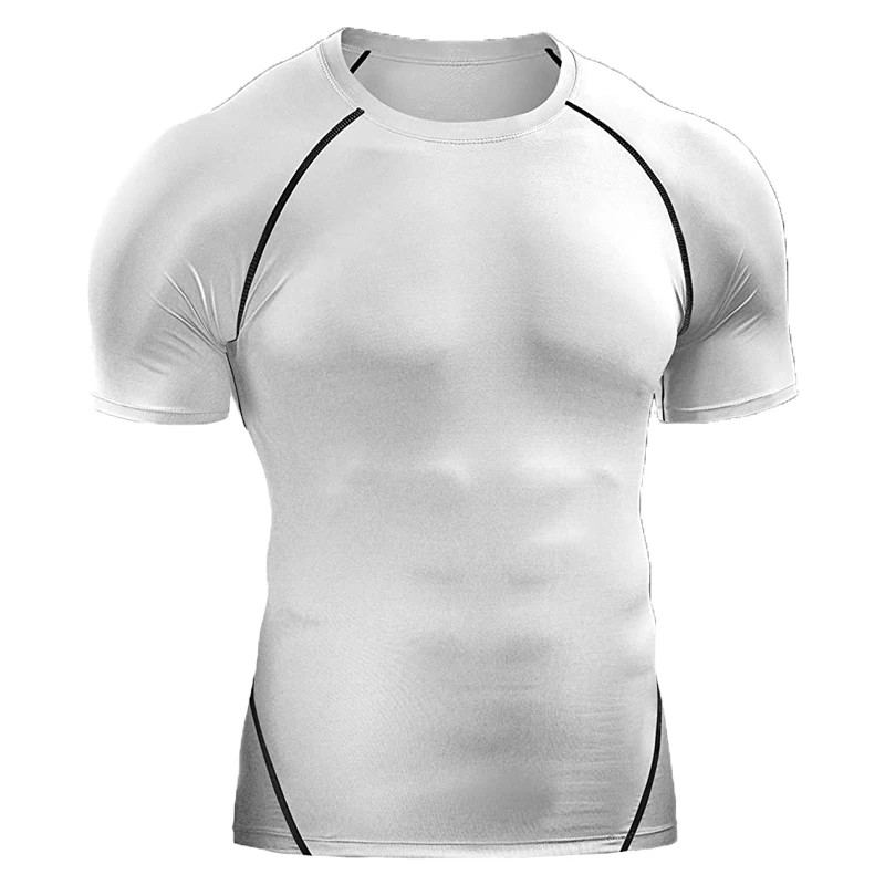 2026 Men’s Compression T-Shirt Quick Dry Athletic Gym Fitness Running Top Gift gallery