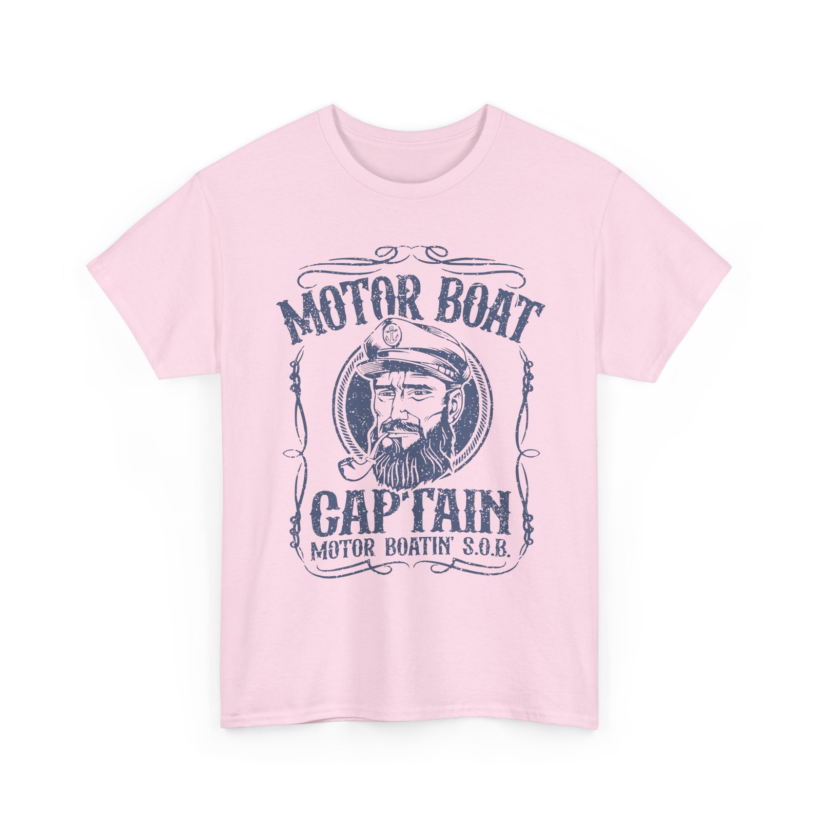 Motor Boat Captain SOB T-Shirt Funny Boating Lake Life Pontoon Boat Captain