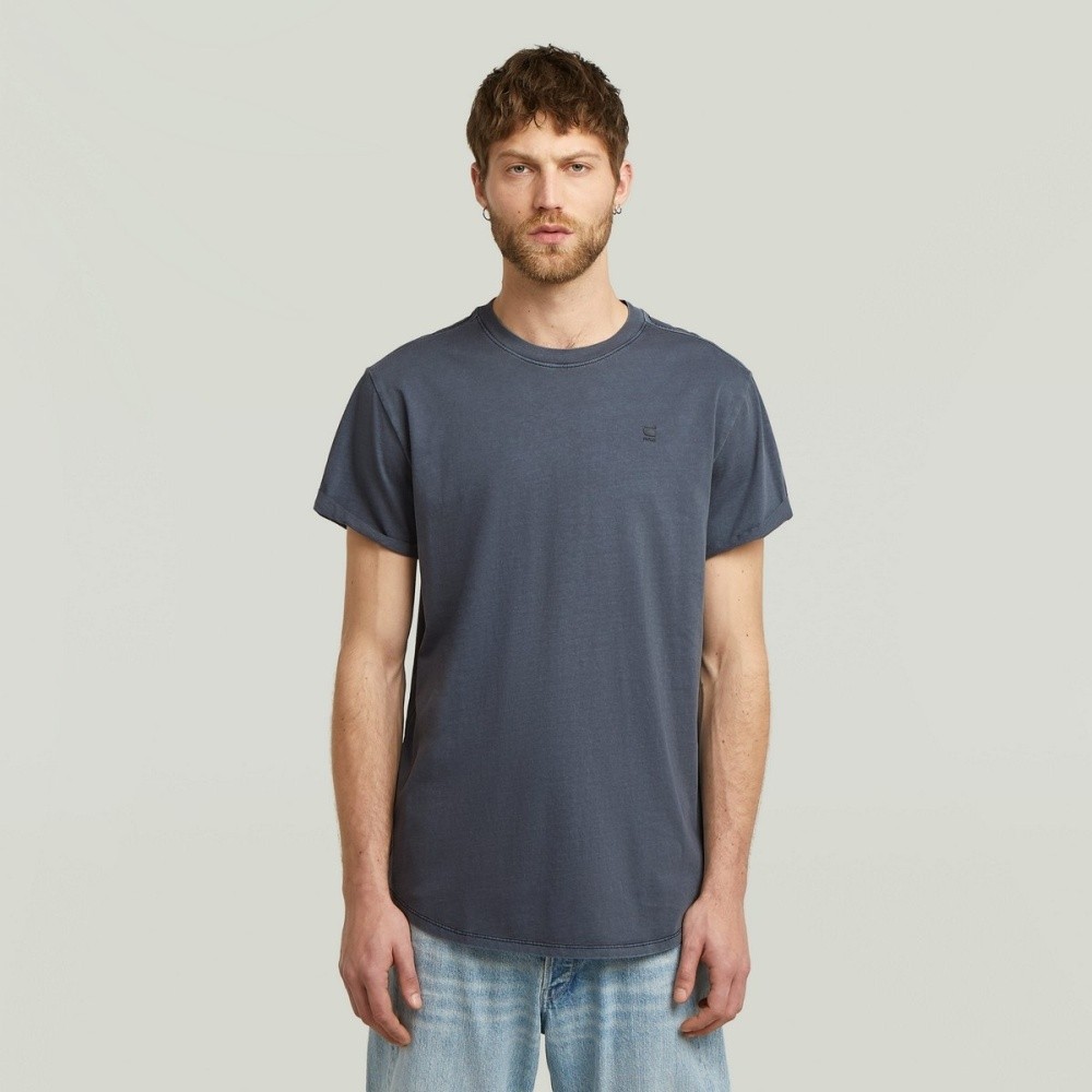 G-Star Raw Mens T-Shirt Tee Short Sleeve Lash Loose Fit Blue D16396 2653 D418 Sal gallery
