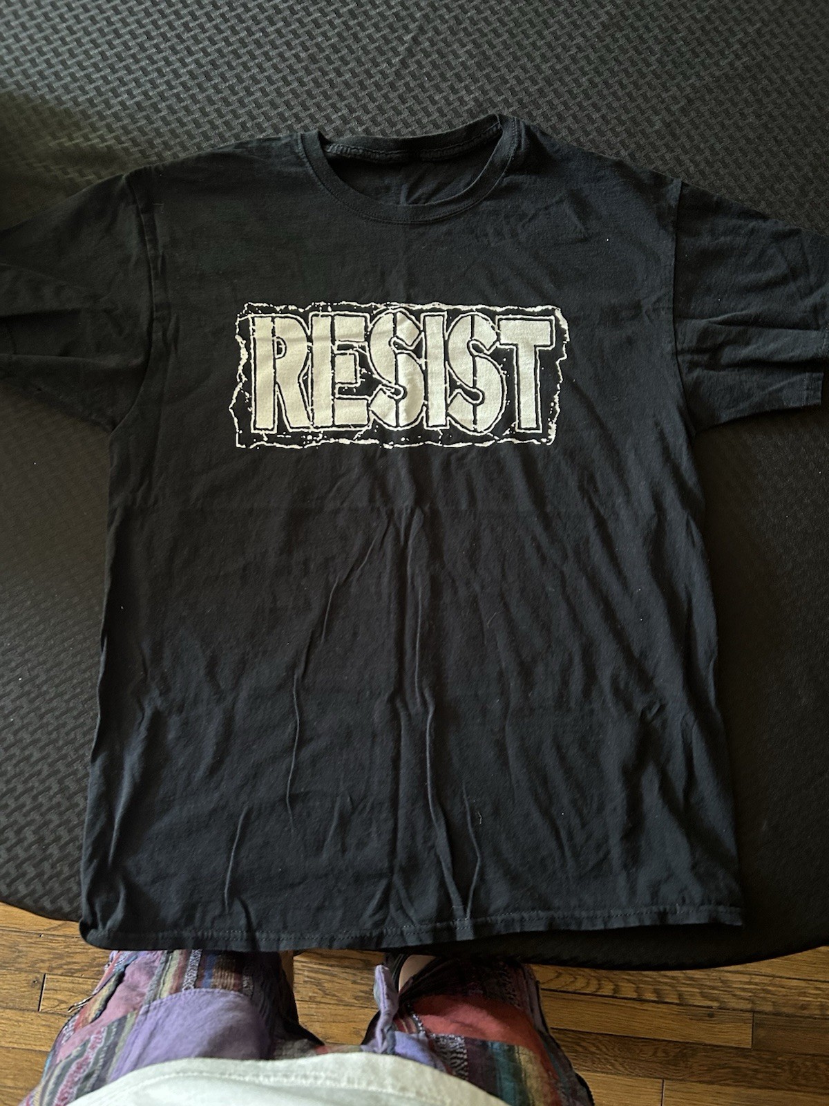 RESIST Shirt Hardcore Gang Green Gorilla Biscuits Youth of Today 7 Seconds GBH gallery