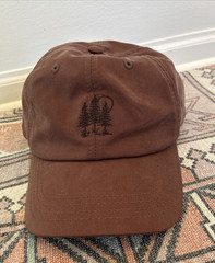Tentree Golden Forest Peak Hat Brown Hat Cap Outdoor Hiking Classic