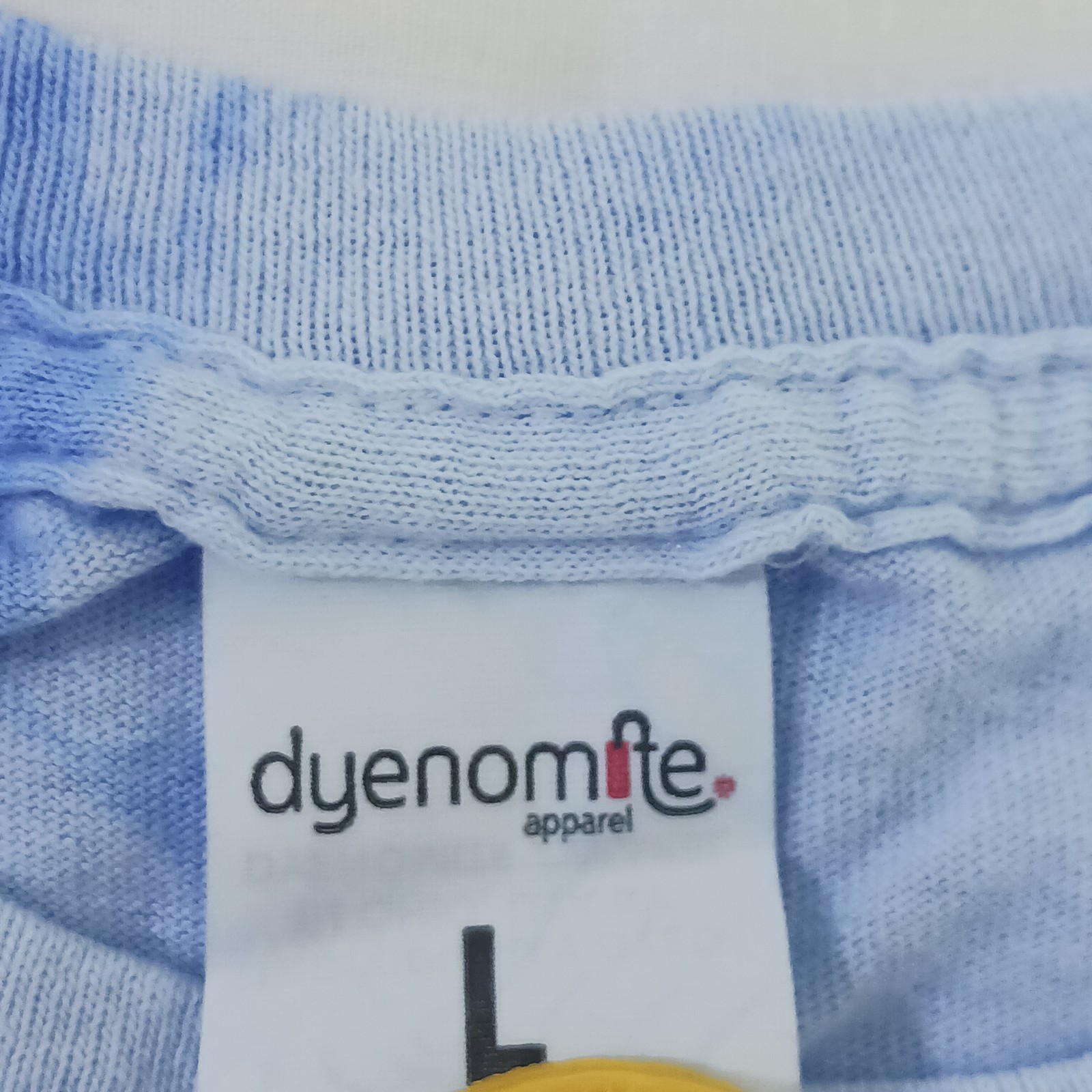 Tie Dye T Shirt Adult Large Blue 2 Tone Heavy Cotton Hippie 70's Style New gallery