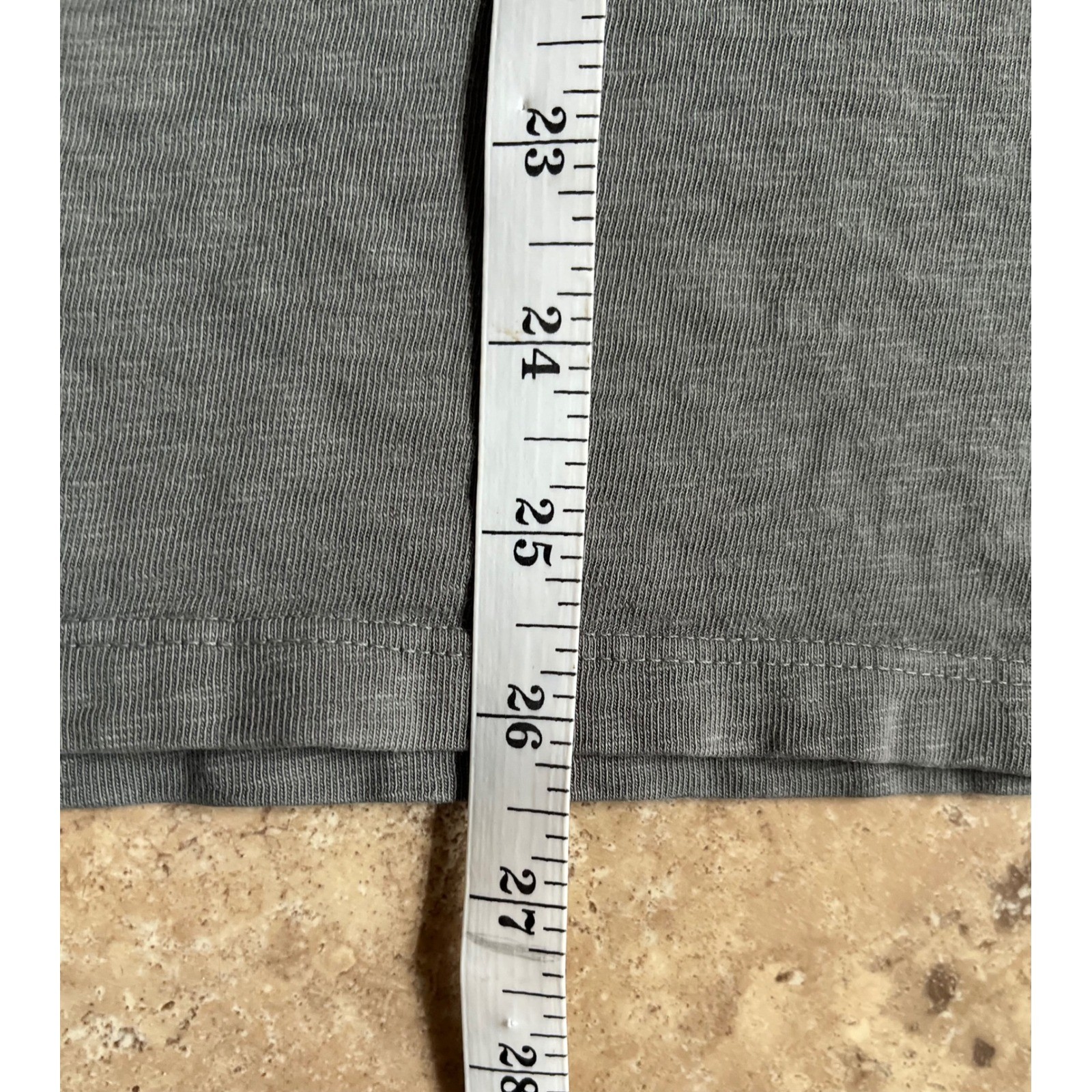 American Giant Mens Cotton Slub Crew Neck T-Shirt Gray Short Sleeve Small USA gallery