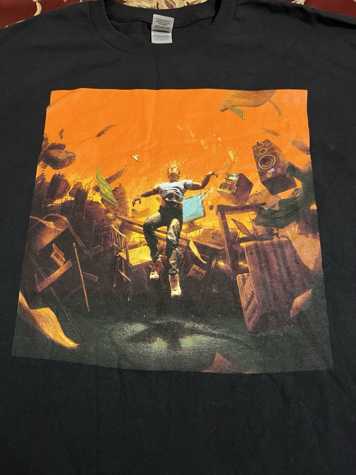 Logic No Pressure Album 2020 Hip Hop Rap T Shirt Adult Size Large Gildan Hammer gallery