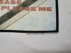 Vintage 90s The Beatles Please Please Me Album White Tee 1993 Apple Corp Medium