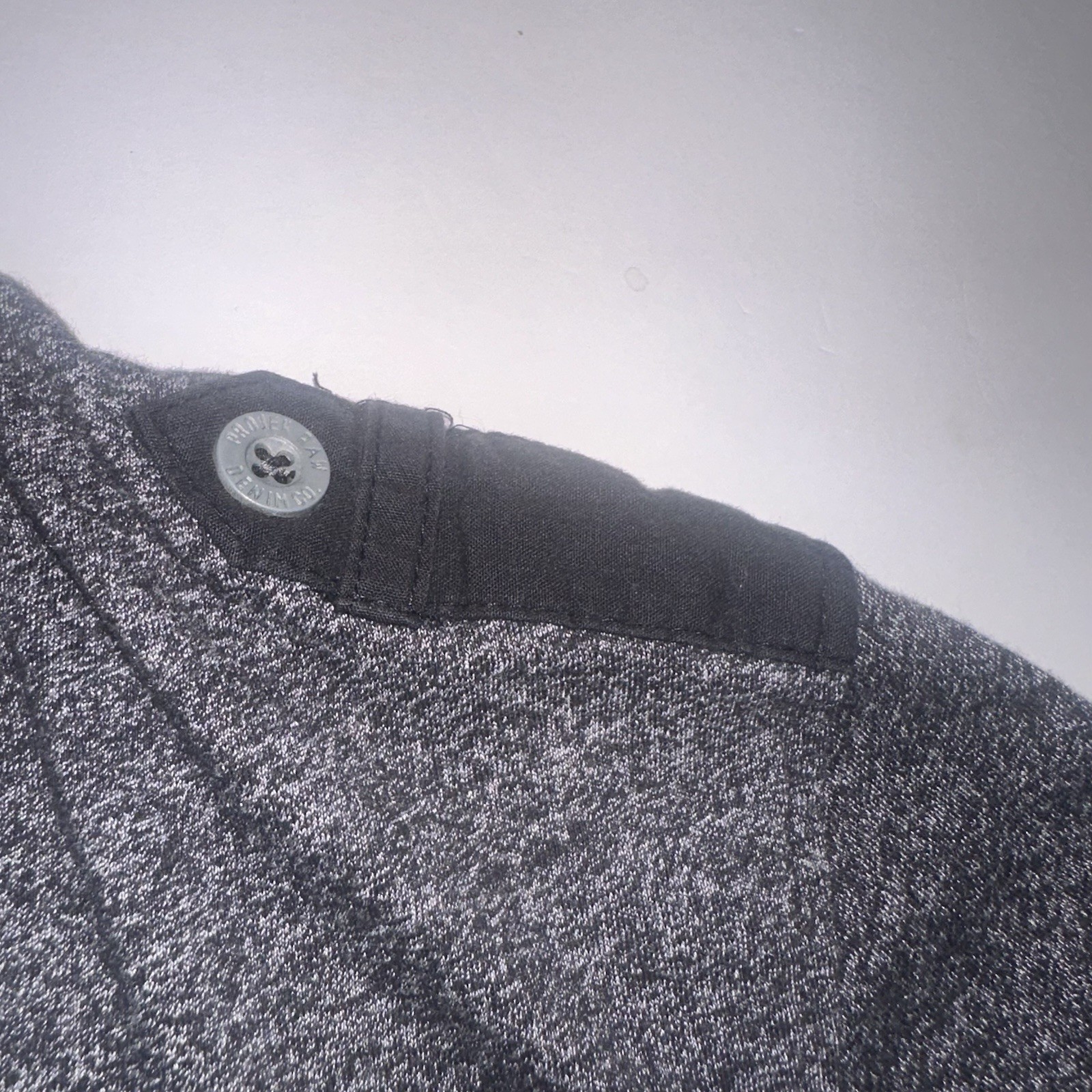 PROJEK RAW Mens M Urban Tactical Style Henley Shirt Heather Gray Zip Utility Y2K gallery