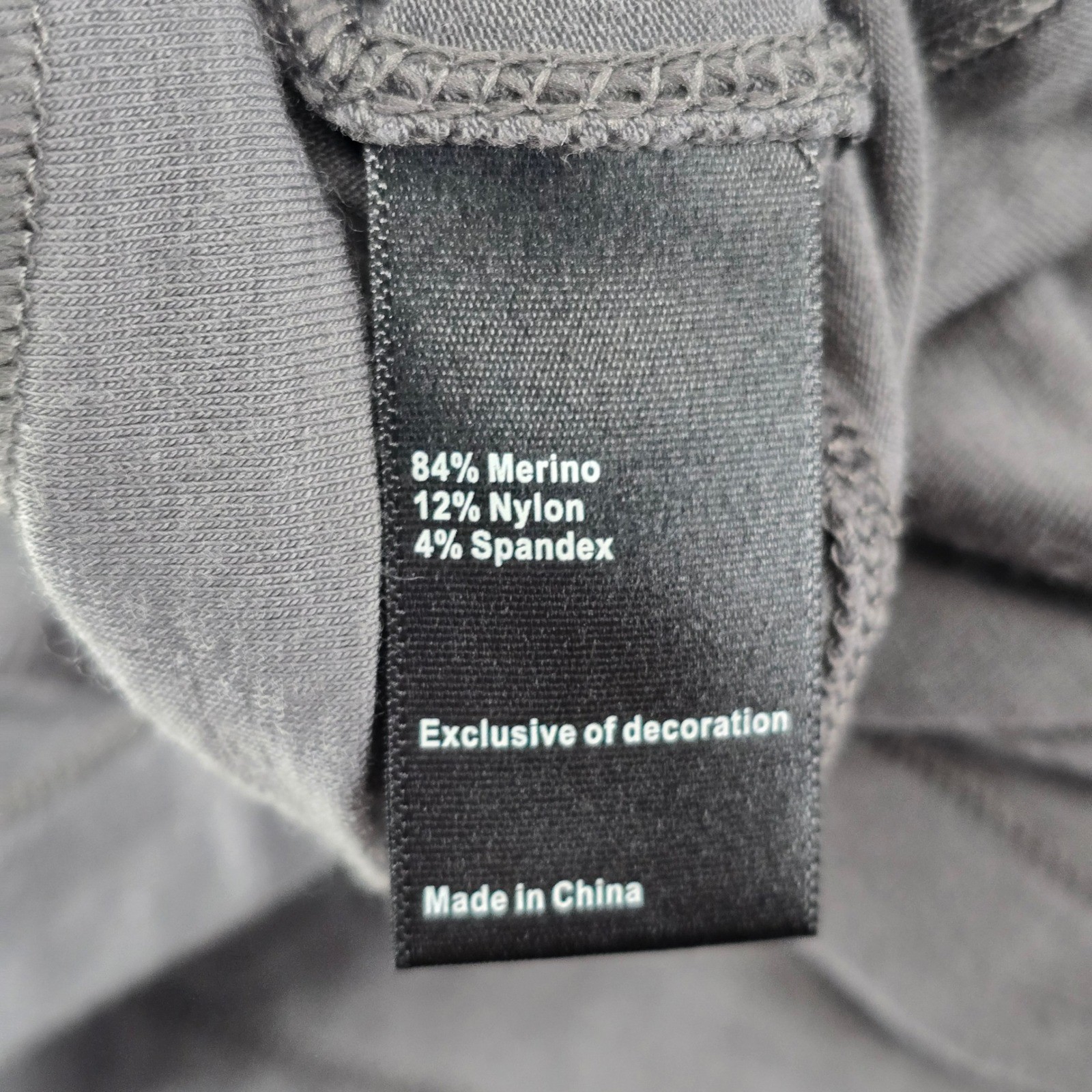 Proof 72-Hour Merino Tee Mens XL Gray Long Sleeve Crewneck Base Layer Huckberry gallery