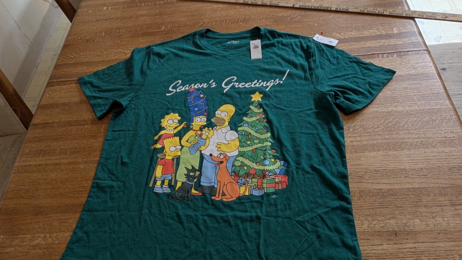 NWT The Simpsons Christmas Shirt Small Men’s Old Navy