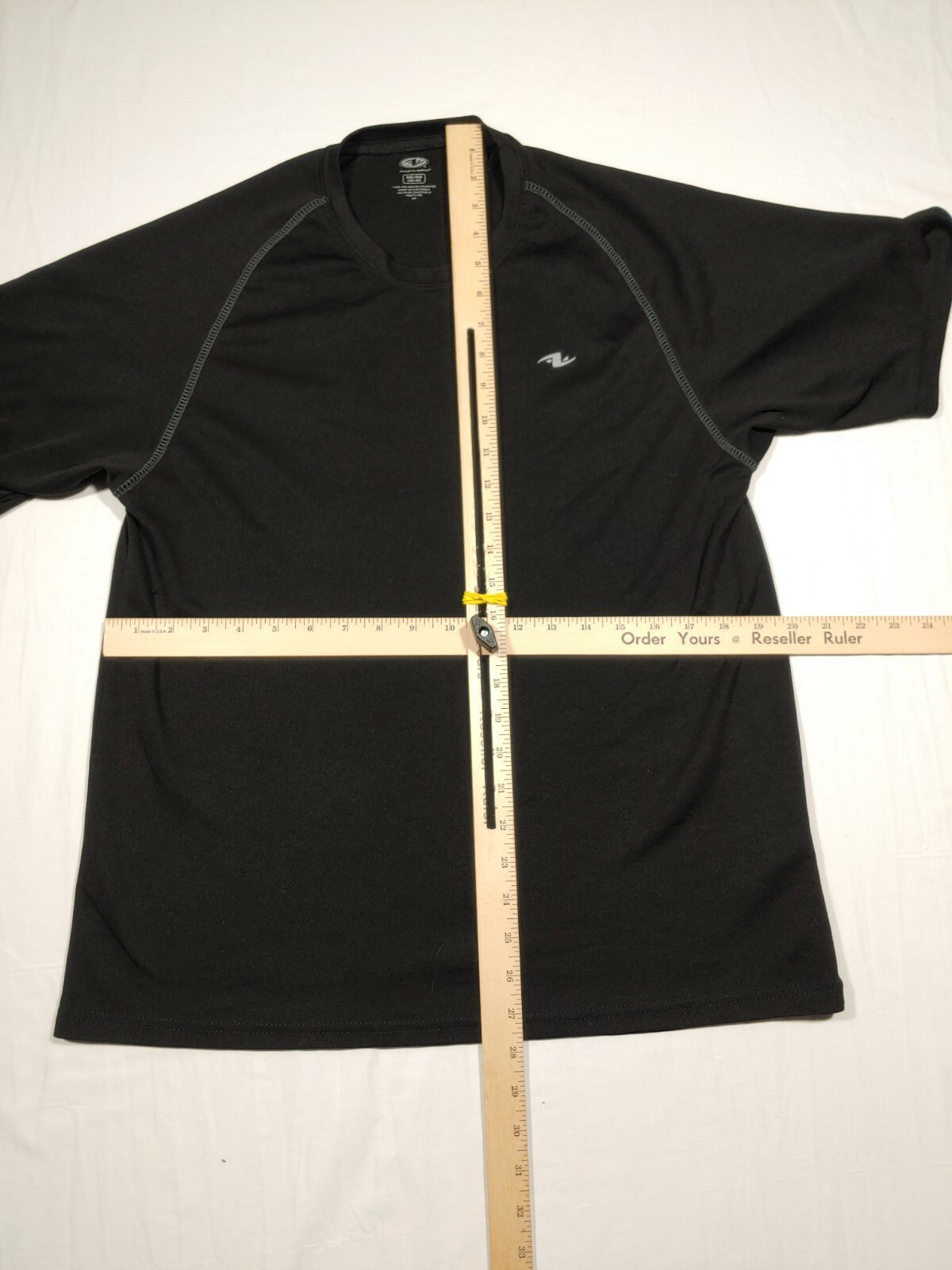 Athletic Works T Shirt Mens M Black Dry Gym Lightweight Breathable Running gallery