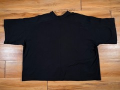 Entire Studios Black Heavy Cotton Oversized Boxy Hidden Pocket T Shirt M