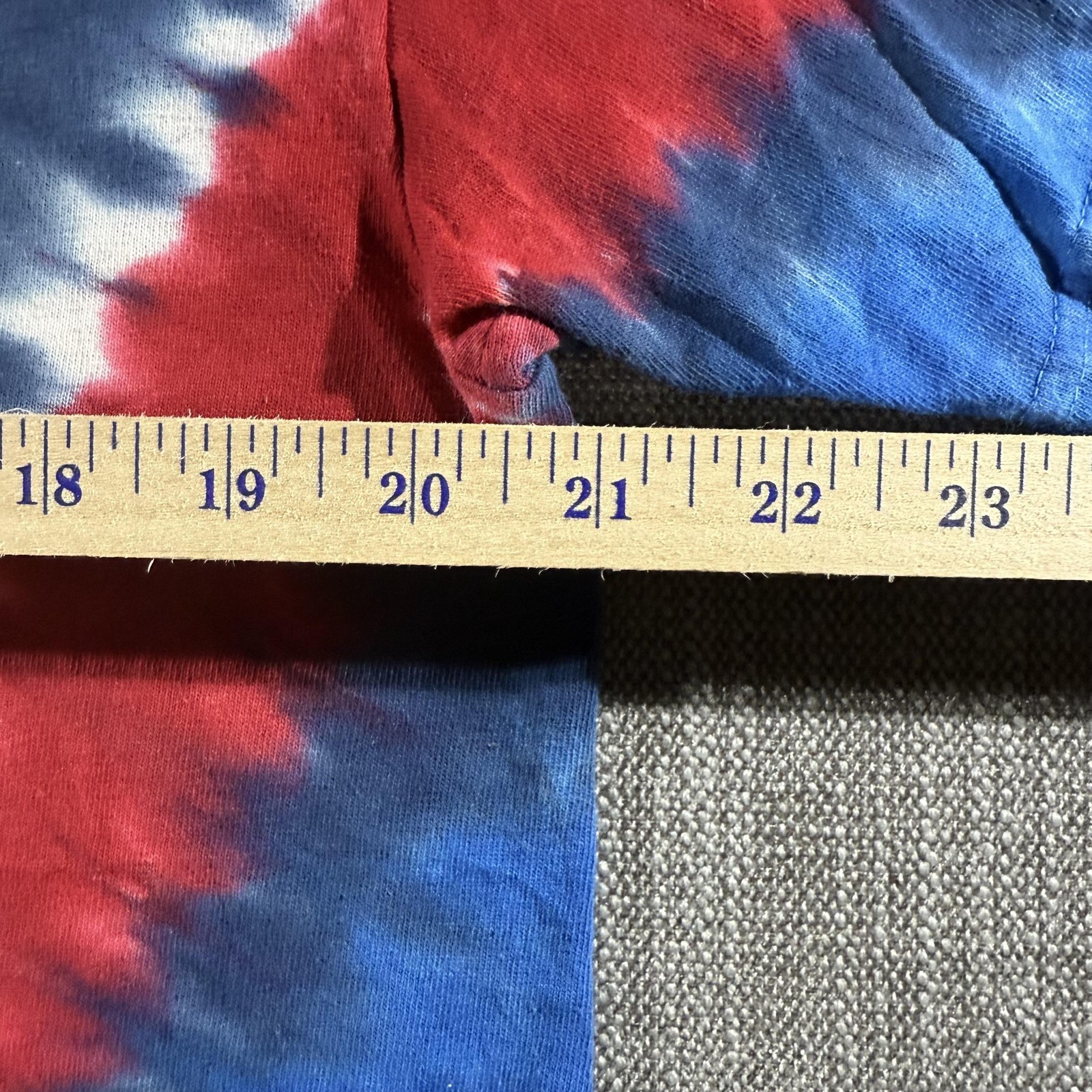 The Who Shirt Mens Medium Liquid Blue Tie Dye Blue Red Union Jack Rock Band Tee gallery