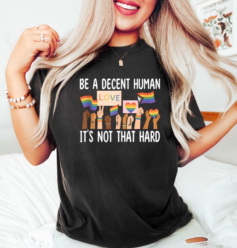 Be A Decent Human Shirt Its Not That Hard Be Kind Shirt -HOT new gallery