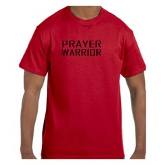 Christian Religious Tshirt Prayer Warrior Short or Long Sleeve