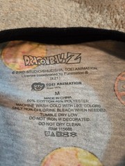 Dragon Ball Z Toei Animation Dragon Ball Goku Patteren Mens T-Shirt Size Medium
