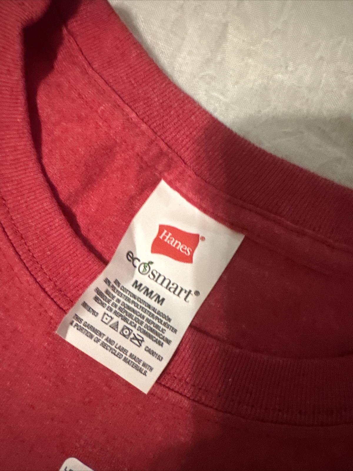 NEW Hanes Ecosmart Colorado Men's T-Shirt Size Medium M Red Short Sleeve gallery