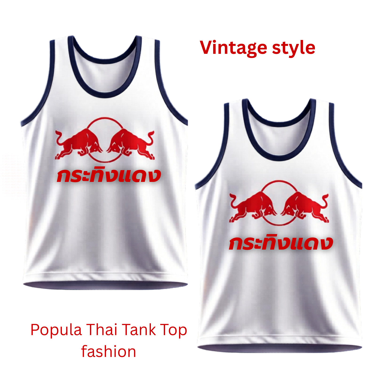 Popular summer Thai tank tops, special, comfortable. Thai fabric, cotton Red Bu gallery