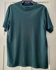 Men’s Land’s End Green Short Sleeve Pull Over T-Shirt ~ Size S