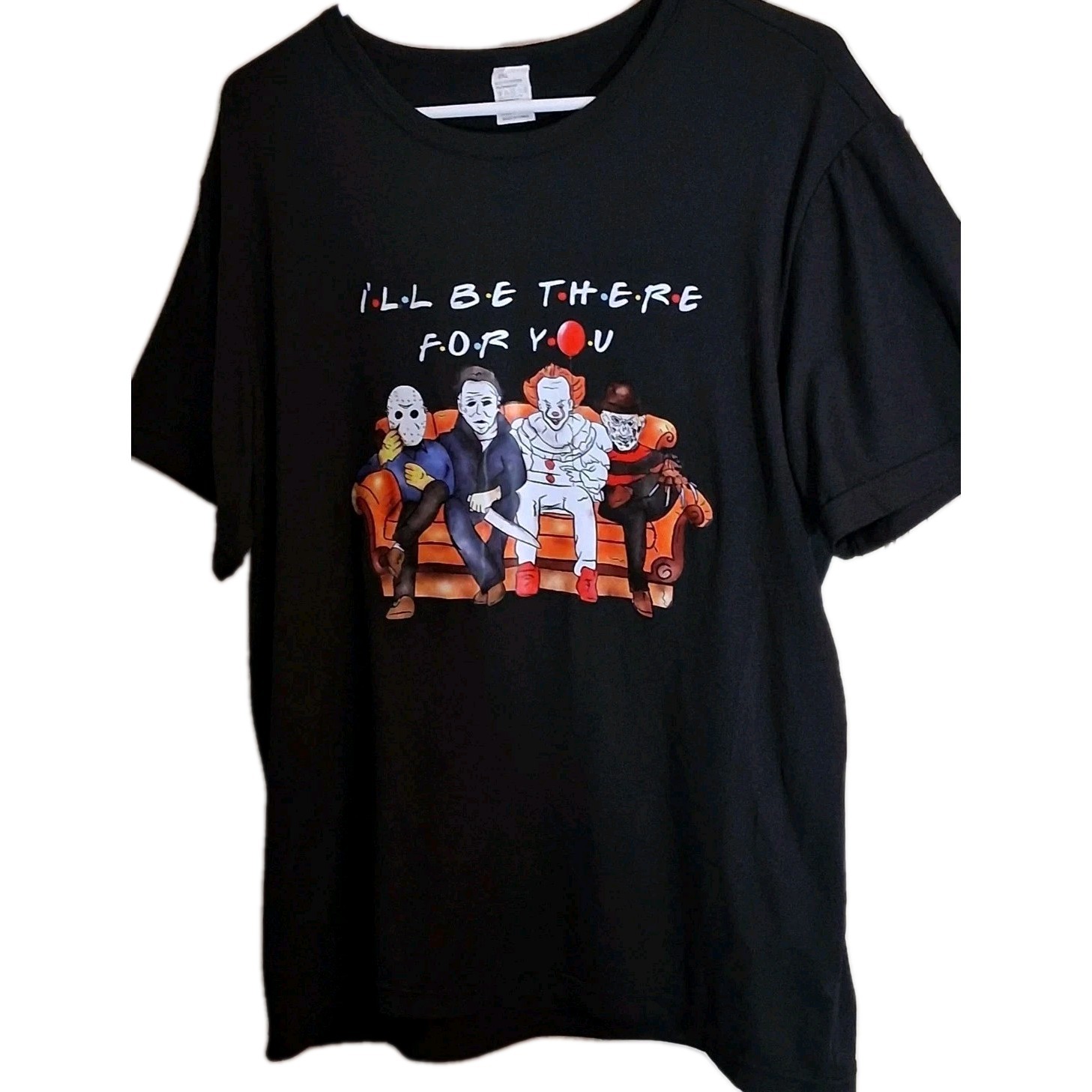 Graphic Halloween Horror T-Shirt I'll Be There For You Krueger Friday Size 2XL gallery