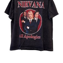 NIRVANA All Apologies Live 1993 In Utero Tour T-shirt Vintage REPRINT Sz XL