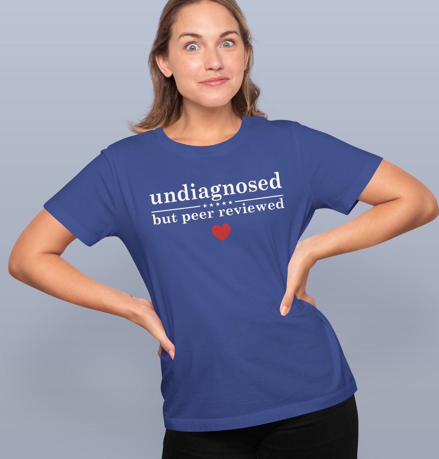 Undiagnosed But Peer Reviewed T-Shirt, Funny Sarcastic Graphic Tee for Humor gallery