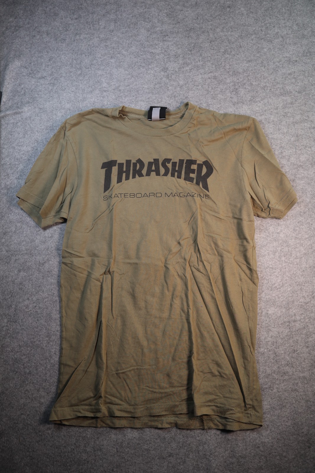 Thrasher Skateboard Magazine Shirt Olive Green Men’s Small