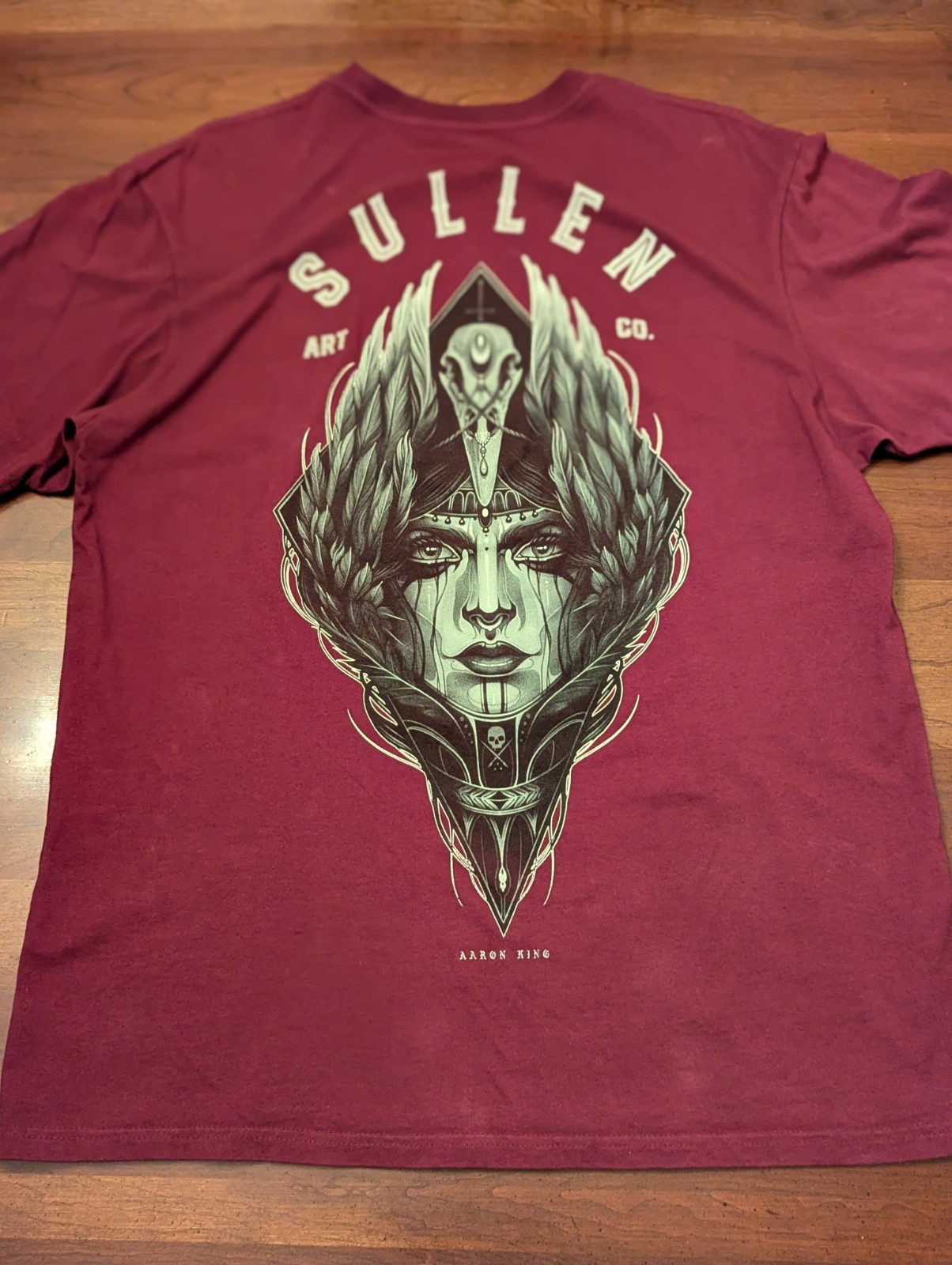 Sullen King Diamond Men's XL Tawny Port Graphic Print Tshirt gallery