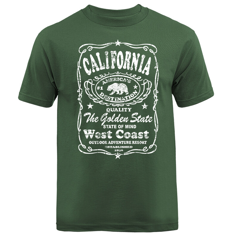 The Golden State California Republic Cali Bear Graphic T-shirt gallery