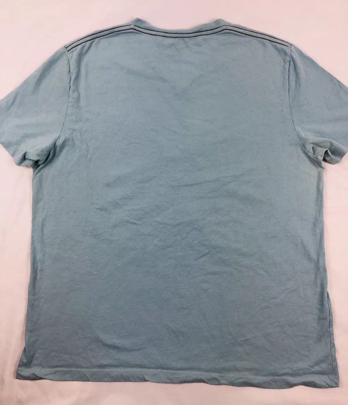 Ted Baker London Graphic T-Shirt Men’s sz 5 M Blue " Get it Hot So Satisfied Cr" gallery