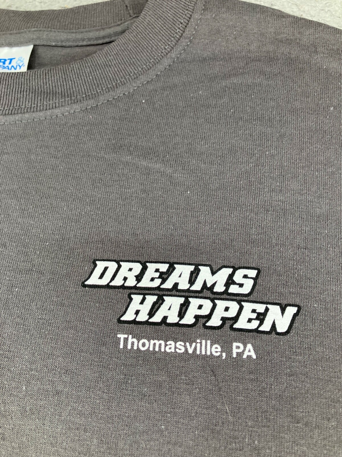Tractor Pulling Shirt Mens Small Gray Military Truck Dreams Happen Pulling Team gallery