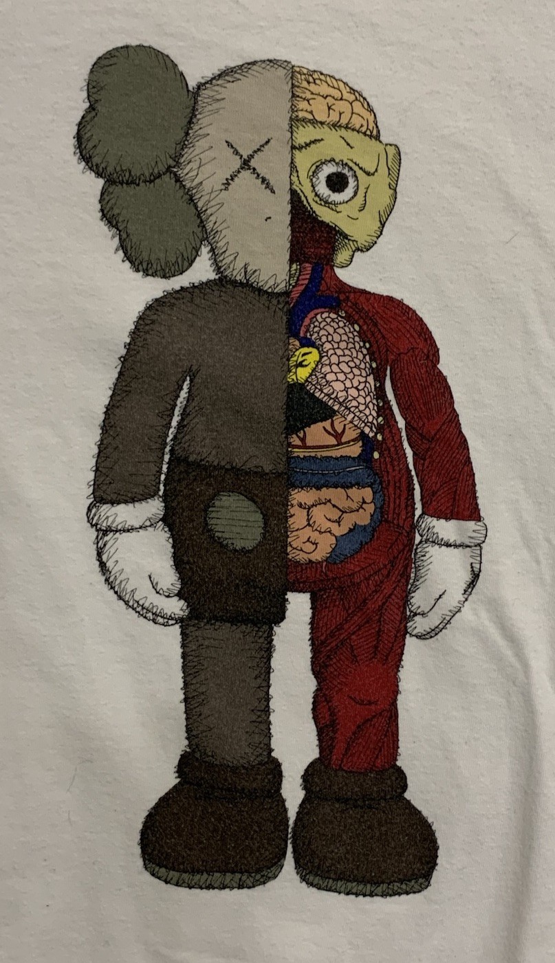 Kaws x Uniqlo UT "Flayed Companion" Men’s Short Sleeve White Size Large 🔥 gallery