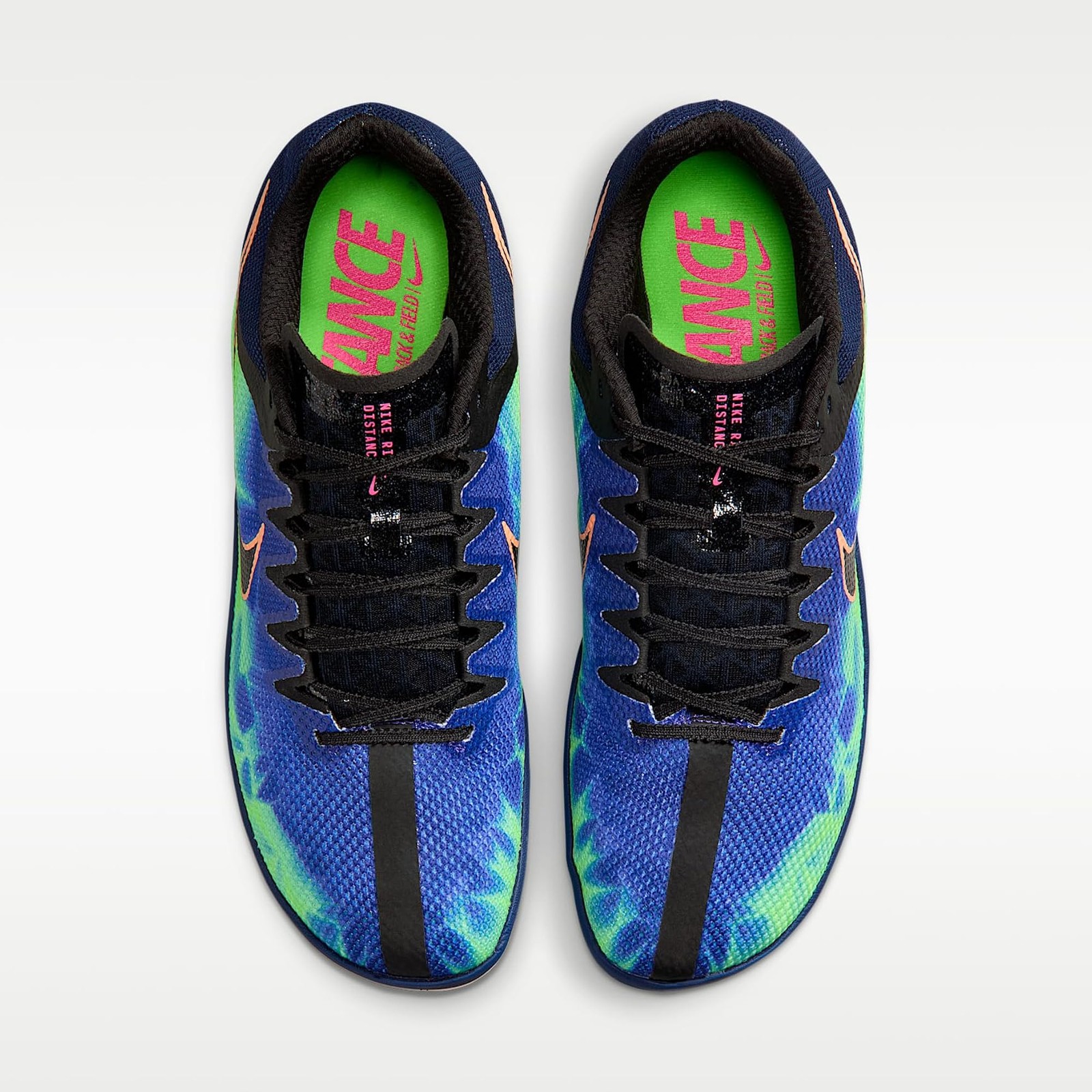 Nike Zoom Rival Distance Track & Field Spikes (Dark Obsidian/Indigo Burst/Green/ gallery