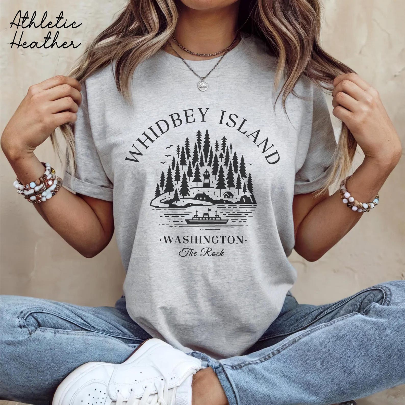 Whidbey Island Shirt Travel Gift for Washington Trip Lovers Souvenir Tee gallery