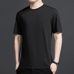 High Stretch and Breathable Men’s Ice Silk Quick Dry Sports Top for Summer